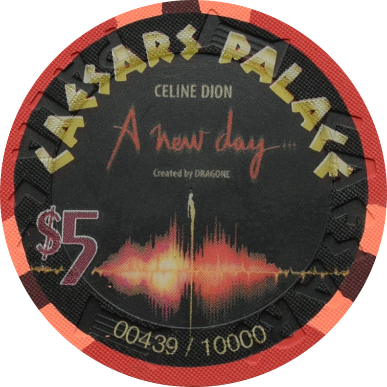 Caesars Palace Casino Las Vegas Nevada $5 Celine Dion Chip 2003