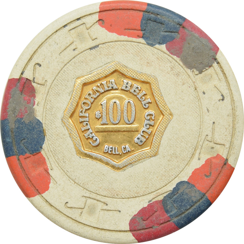 California Bell Club Casino Bell CA $100 Chip