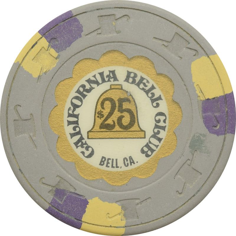 California Bell Club Casino Bell California $25 Chip