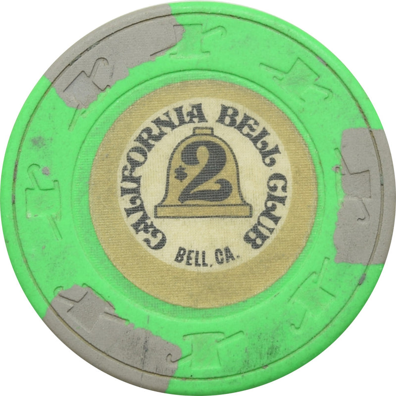 California Bell Club Bell CA $2 Chip