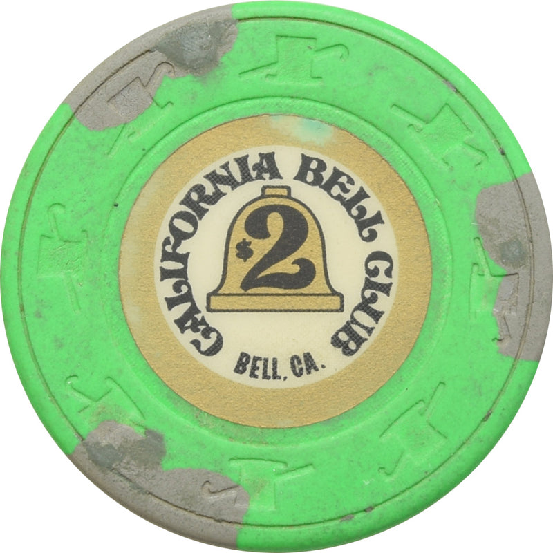 California Bell Club Bell CA $2 Chip