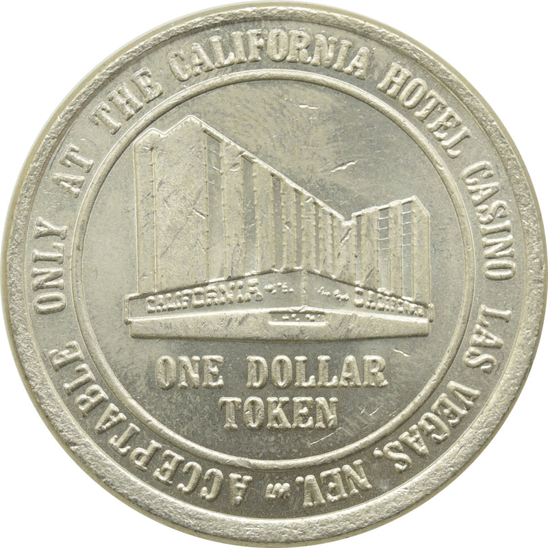 California Hotel Casino Las Vegas NV $1 Token 1988