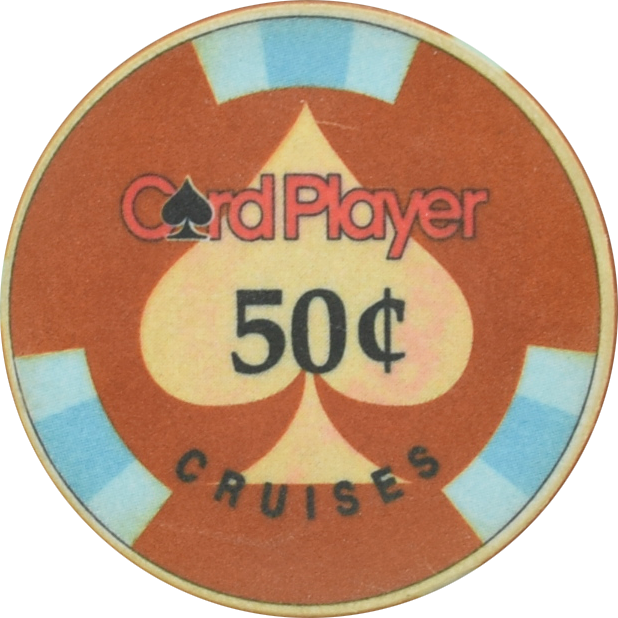 Card Player Cruises 50 Cent Casino Chip