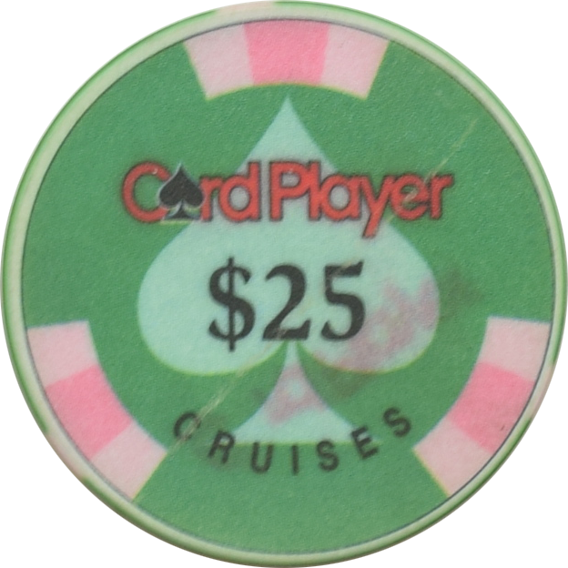 Card Player Cruises $25 Casino Chip #2