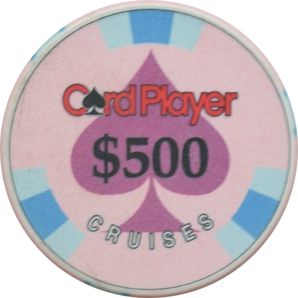 Card Player Cruises $500 Casino Chip