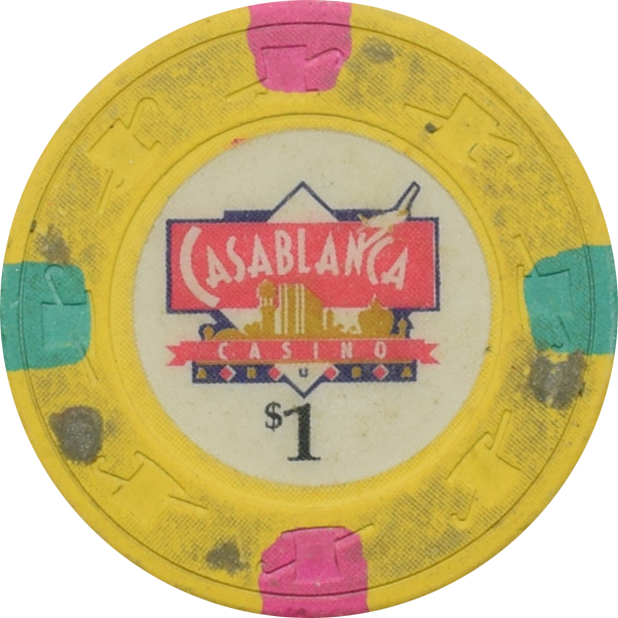 Casablanca Casino Palm Beach Aruba $1 Chip