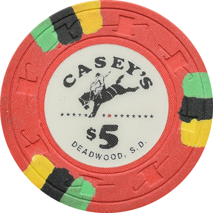 Casey's Casino Deadwood SD $5 Chip