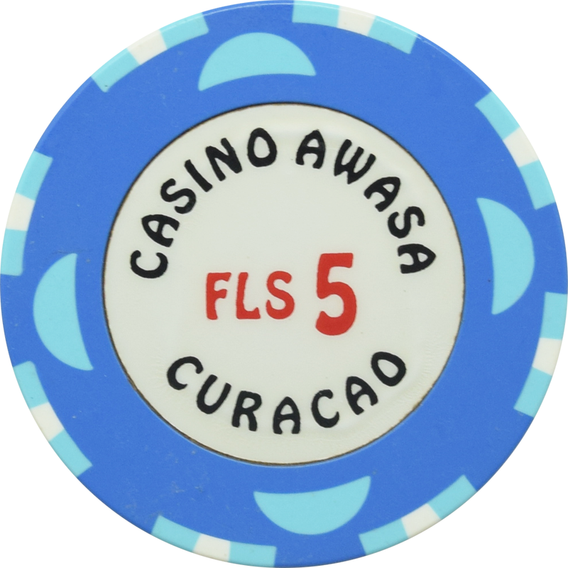 Casino Awasa Otrabanda Curacao $5 Dk Blue Chip