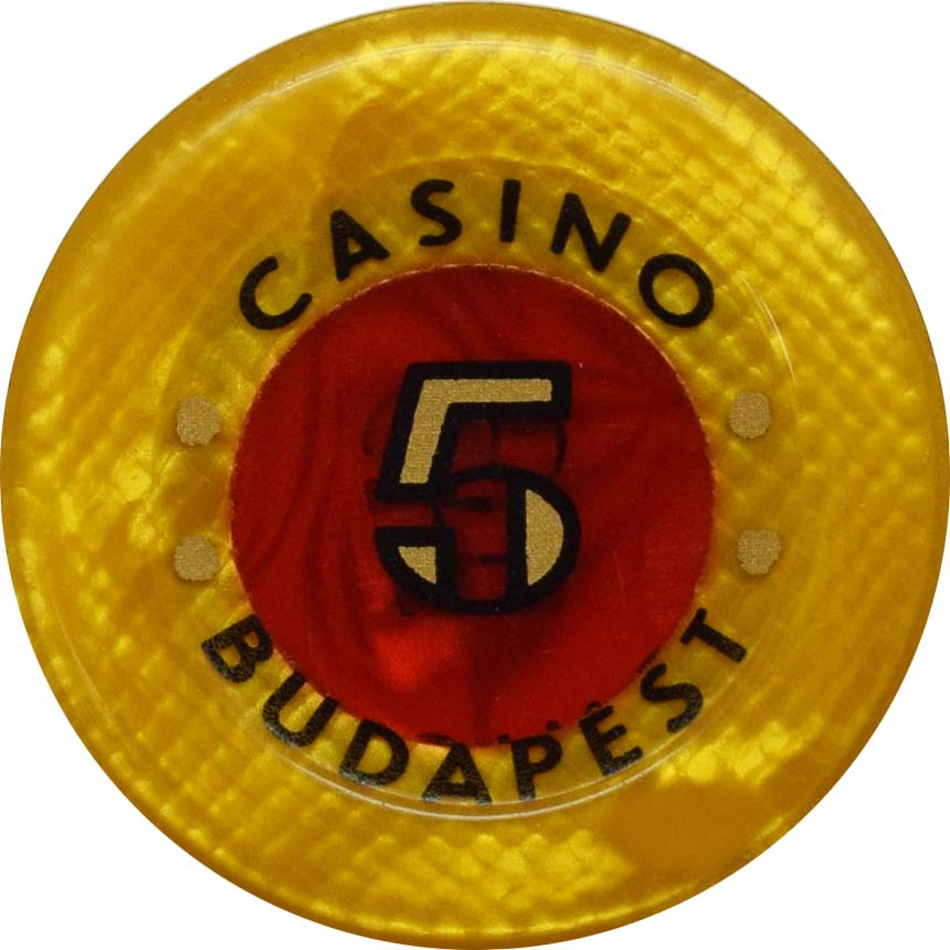 Budapest Casino Budapest Hungary 5 DEM Jeton 33mm