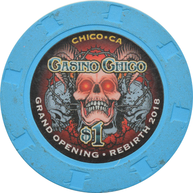 Casino Chico Chico California $1 Grand Opening Chip