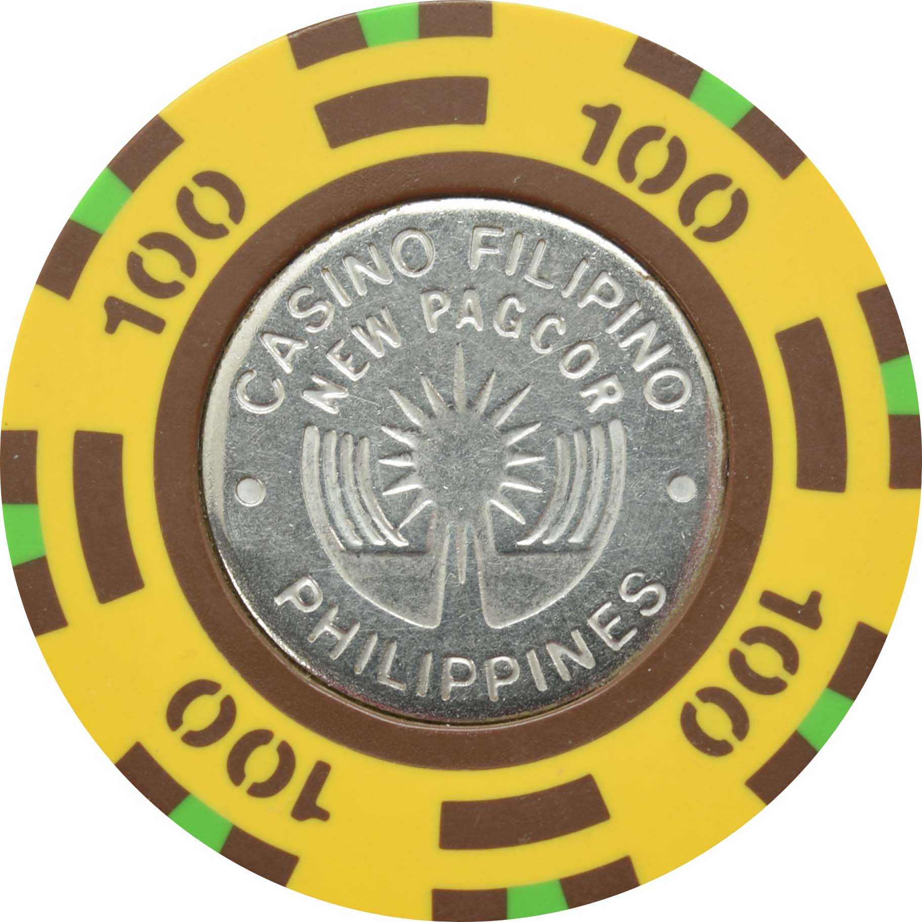 Casino Filipino New Pagcor Manila Philippines 100 Chip