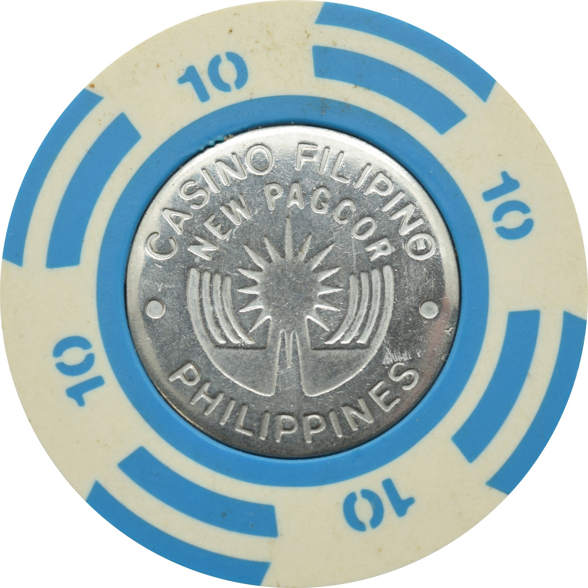 Casino Filipino New Pagcor Manila Philippines 10 Chip