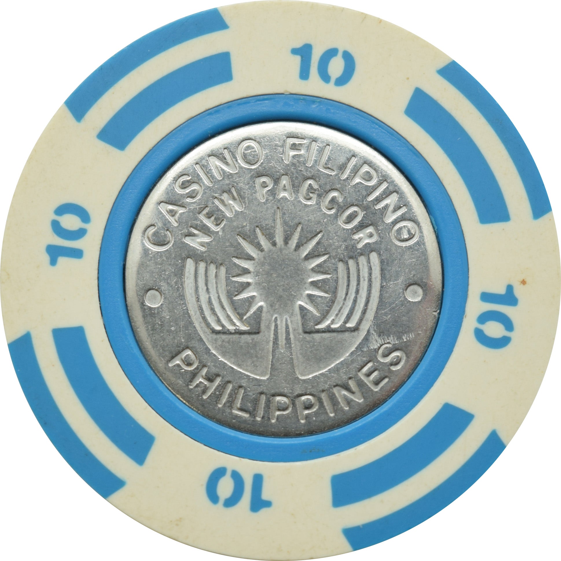 Casino Filipino New Pagcor Manila Philippines 10 Chip