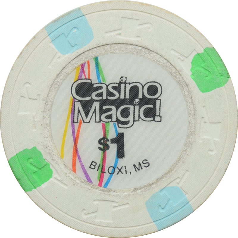 Casino Magic Biloxi Mississippi $1 Chip Paulson