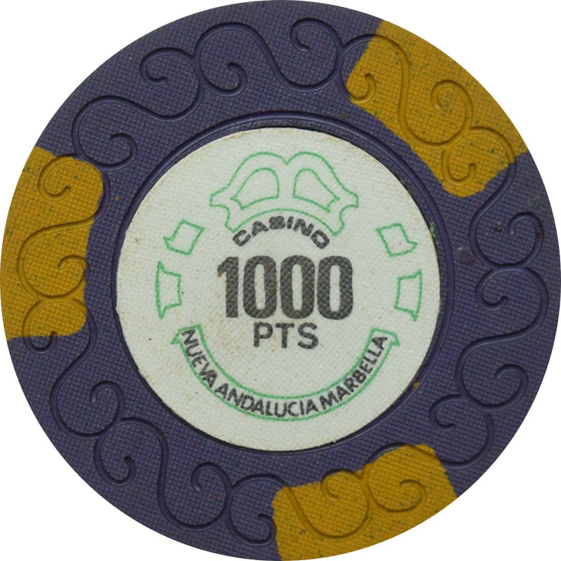 Casino Nueva Andalucia Marabella Spain 1000 pts Scroll Chip