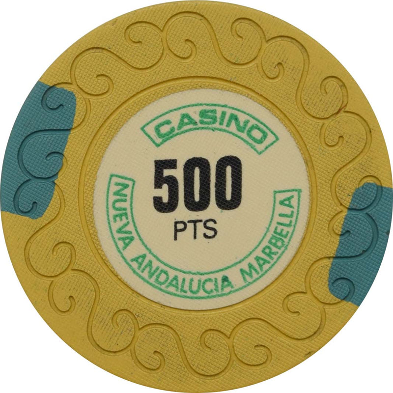 Casino Nueva Andalucia Marabella Spain 500 pts Scroll Chip