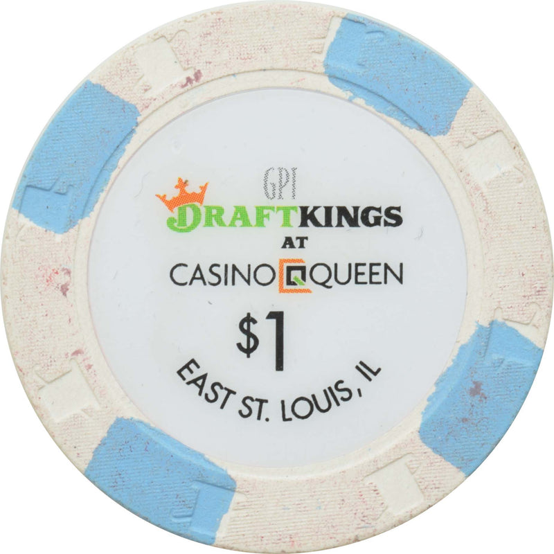 Casino Queen E St. Louis Illinois $1 Chip 2021