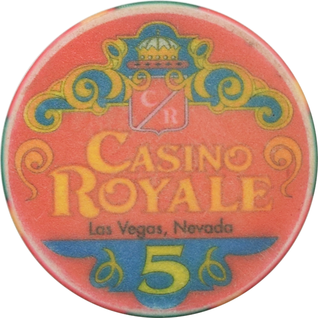 Casino Royale Las Vegas Nevada $5 Chip 1998