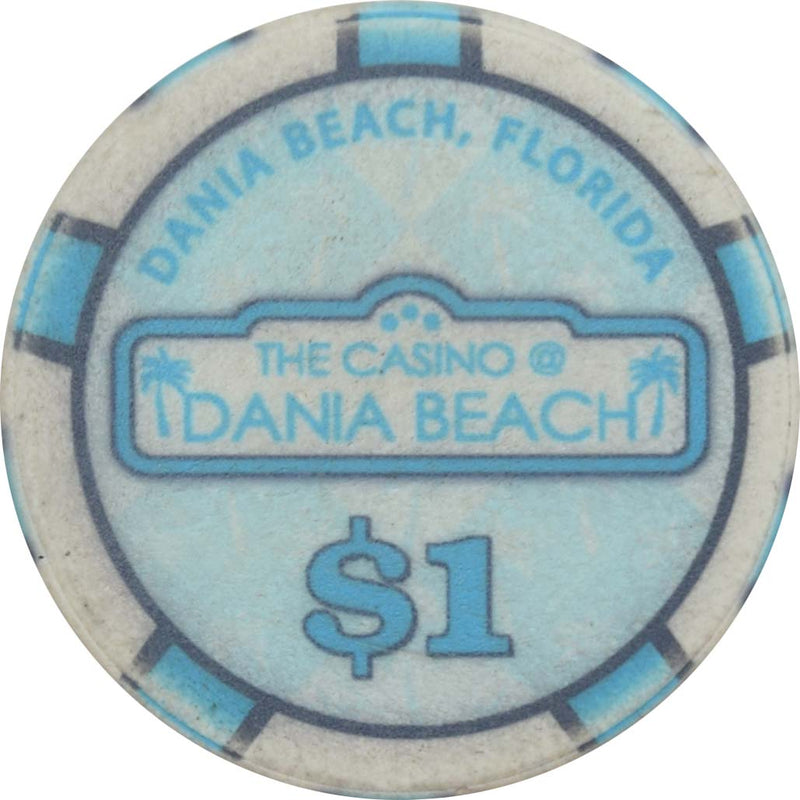 The Casino @ Dania Beach Dania Beach Florida $1 Chip