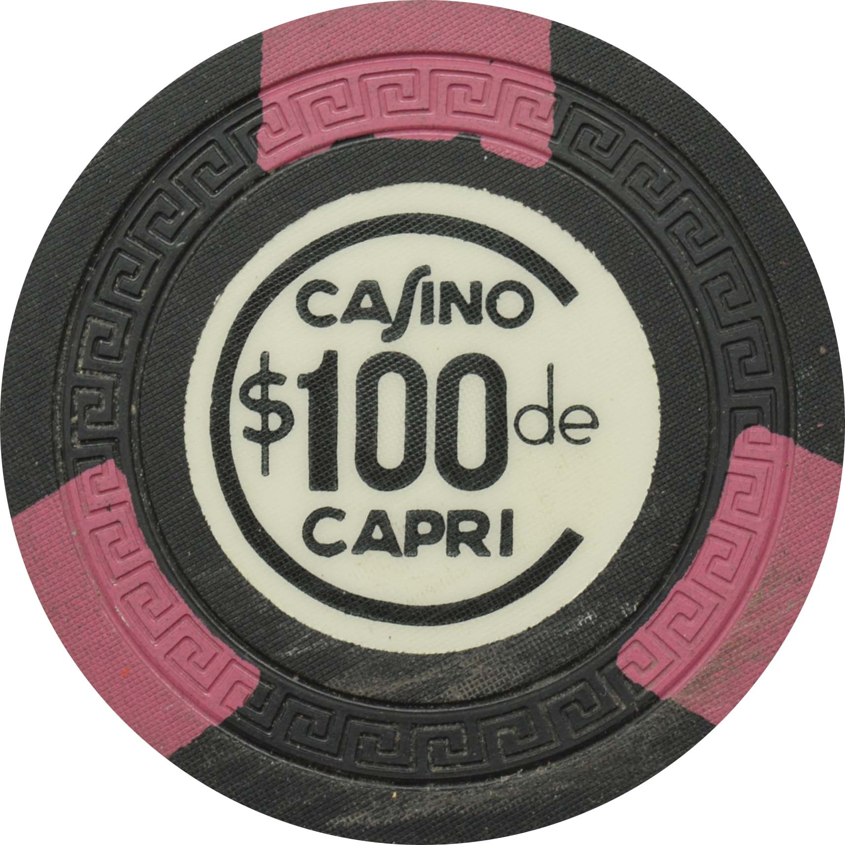 Casino de Capri Havana Cuba $100 Chip