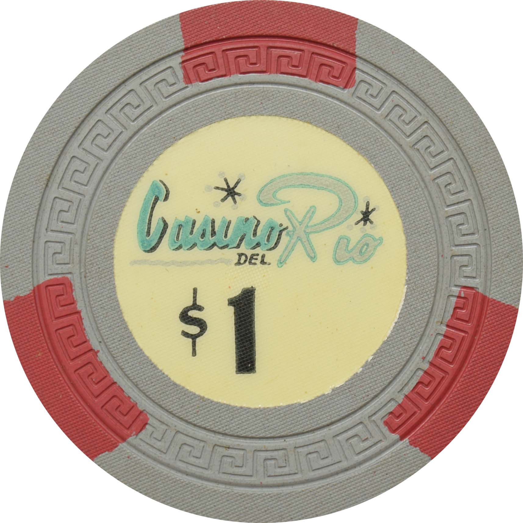 Casino Del Rio Havana Cuba $1 Chip