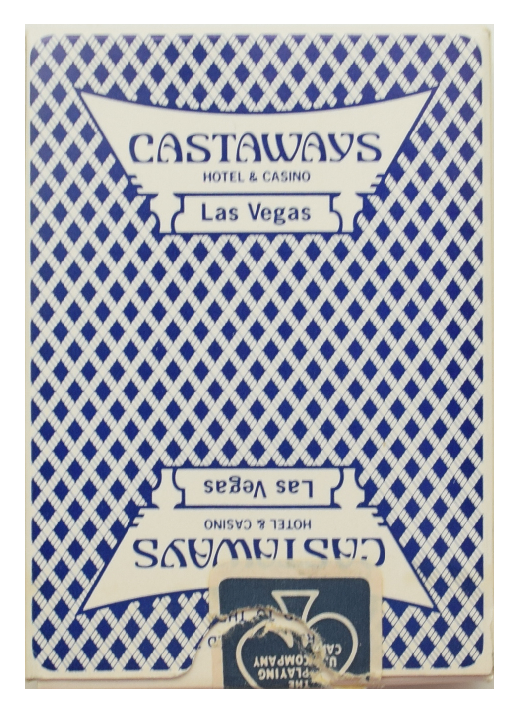 Castaways Casino Las Vegas Used Blue Playing Card Deck