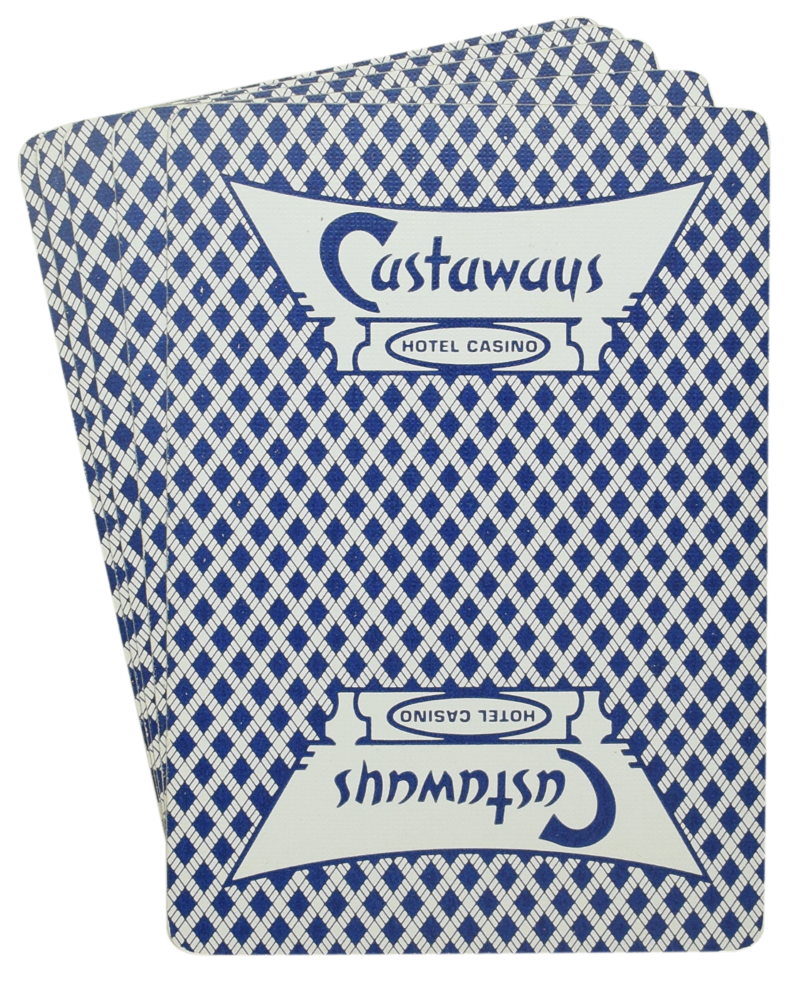 Castaways Casino Las Vegas Used Blue Playing Card Deck