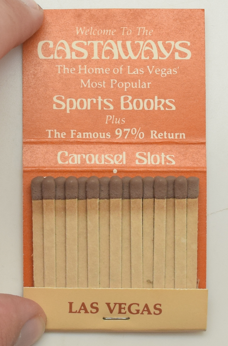 Castaways Casino Las Vegas Nevada 50 New Matchbooks