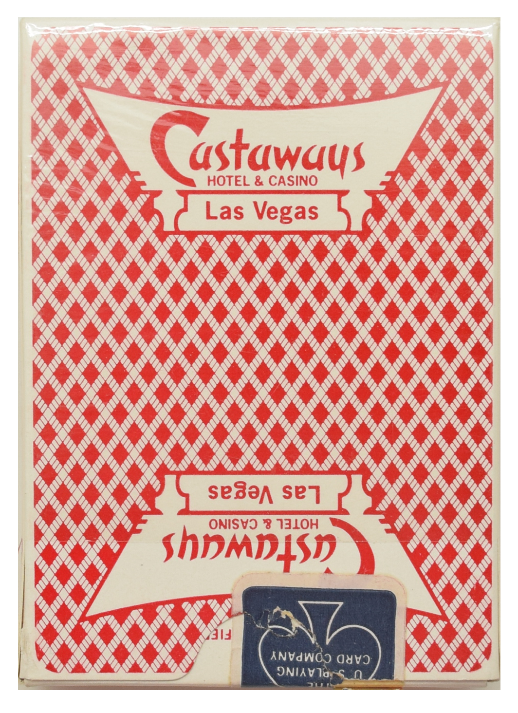 Castaways Casino Las Vegas Used Red Playing Card Deck