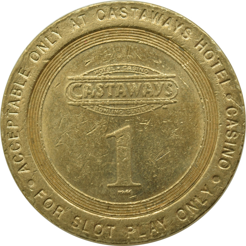 Castaways Hotel Casino Las Vegas Nevada $1 Token 2000