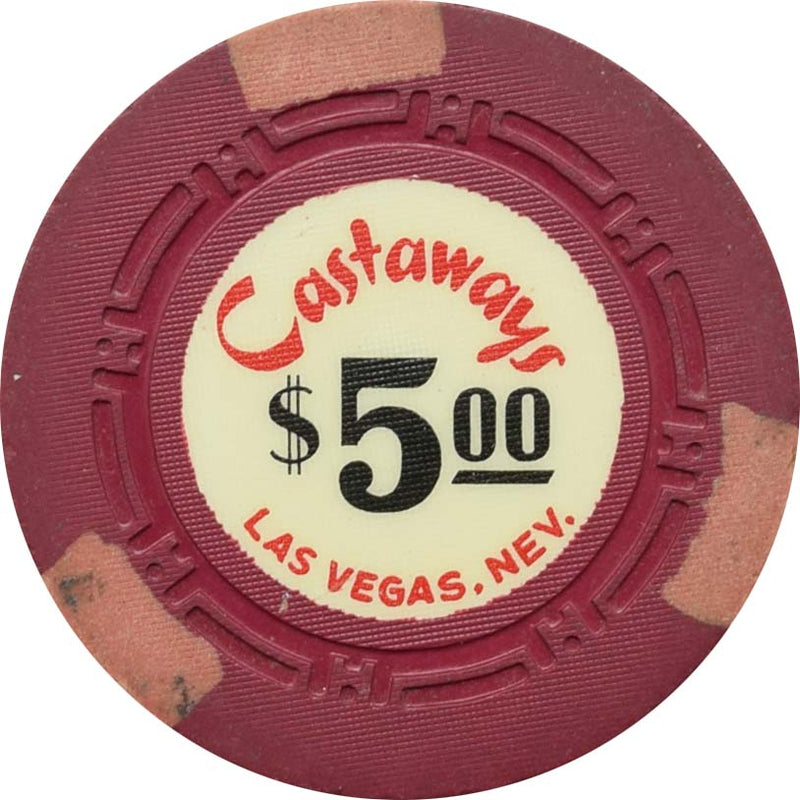 Castaways Casino Las Vegas Nevada $5 Chip 1963