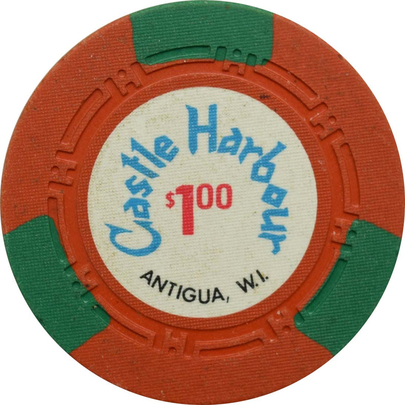 Castle Harbour Casino St. Johns Antigua $1 Chip