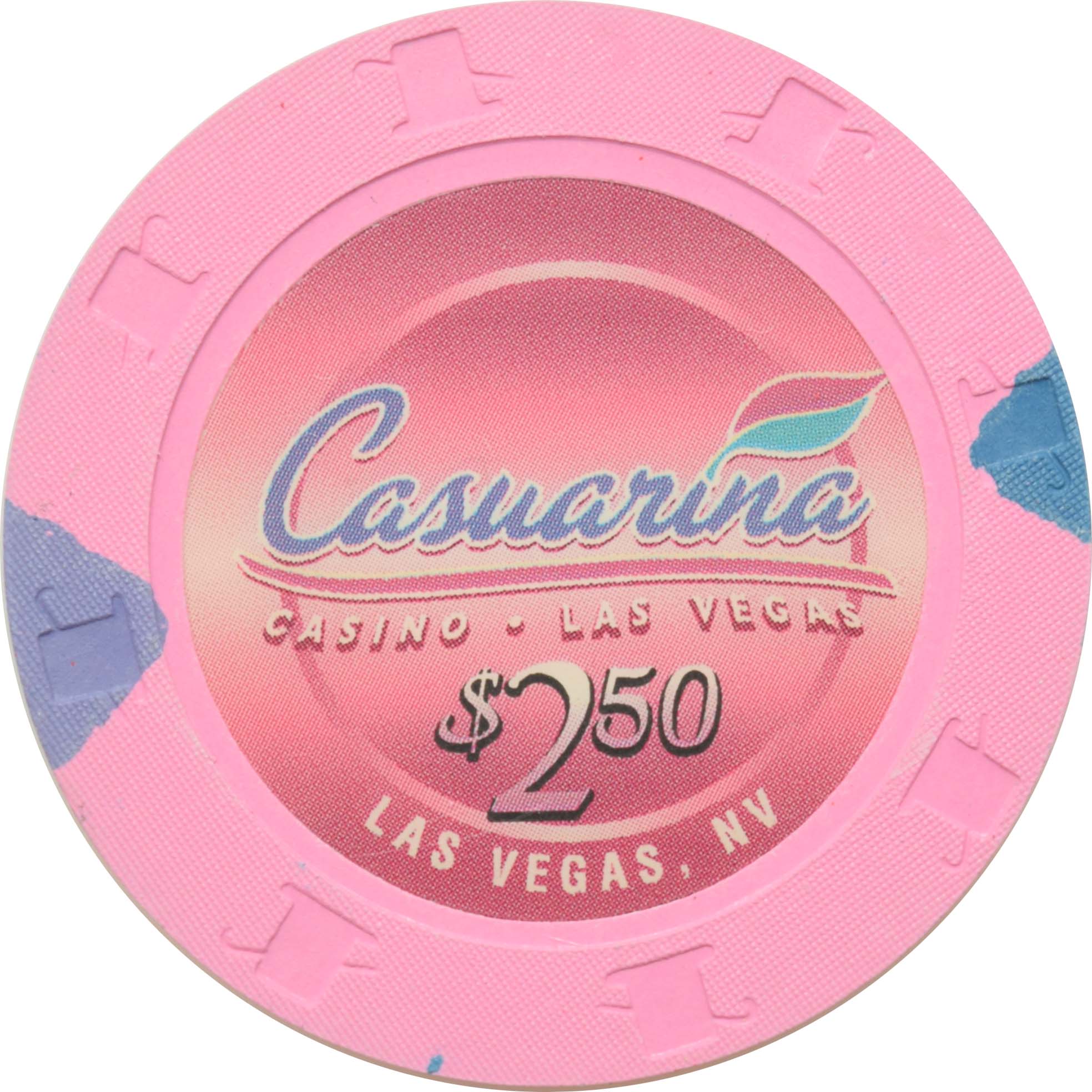 Casuarina Casino Las Vegas Nevada $2.50 Chip 2003