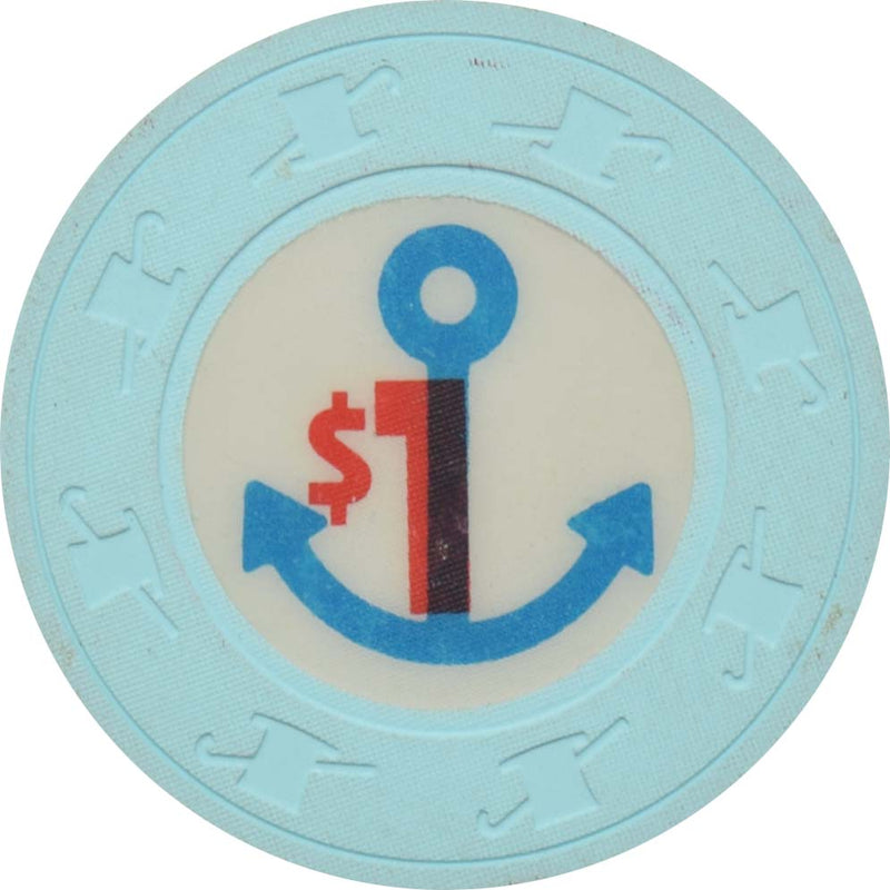 Chandris Line (Anchor) Cruise Lines $1 Chip