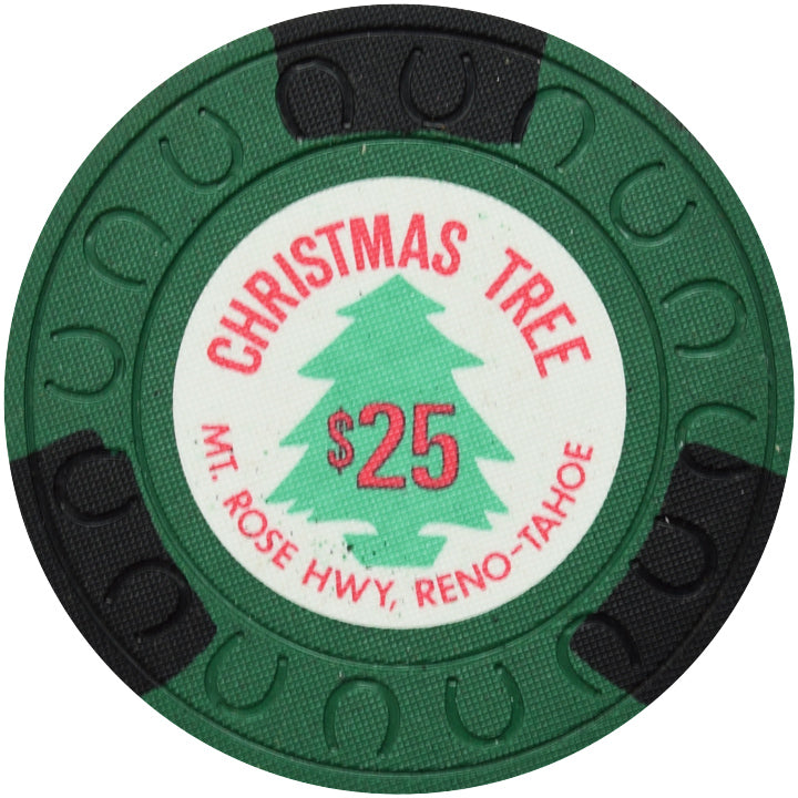 Christmas Tree Casino Reno Nevada $25 Chip 1976