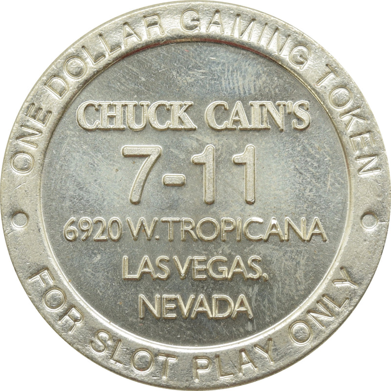 Chuck Cain's 7-Eleven Las Vegas NV $1 Token 1995