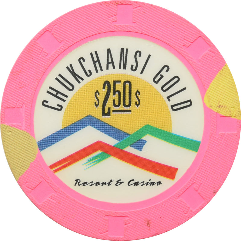 Chukchansi Gold Casino Coarsegold CA $2.50 Chip