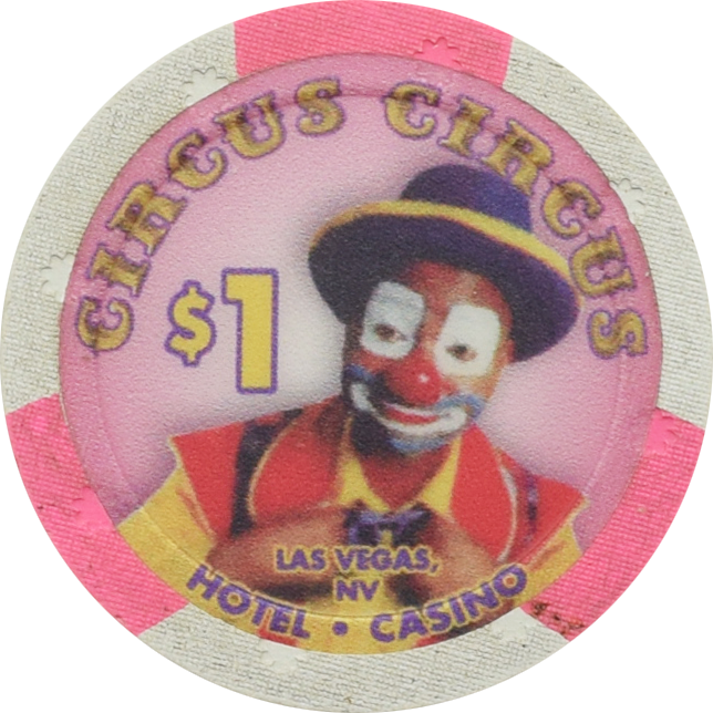 Circus Circus Casino Las Vegas $1 Chip 2010