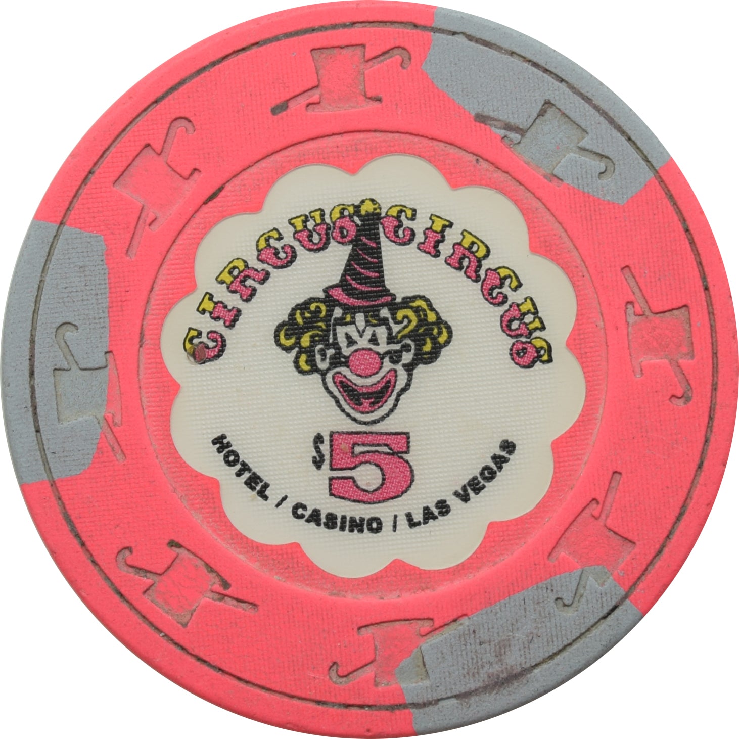 Circus Circus Casino Las Vegas Nevada $5 Chip 2009