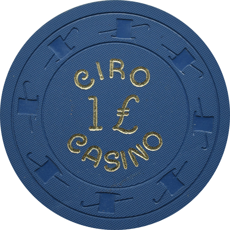 Ciro Casino London United Kingdom UK £1 Chip