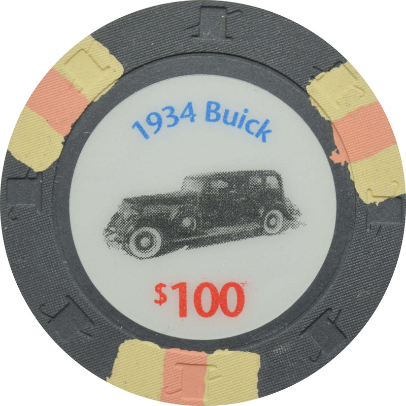 Paulson Vintage Cars $100 1934 Buick RHC Fantasy Chip