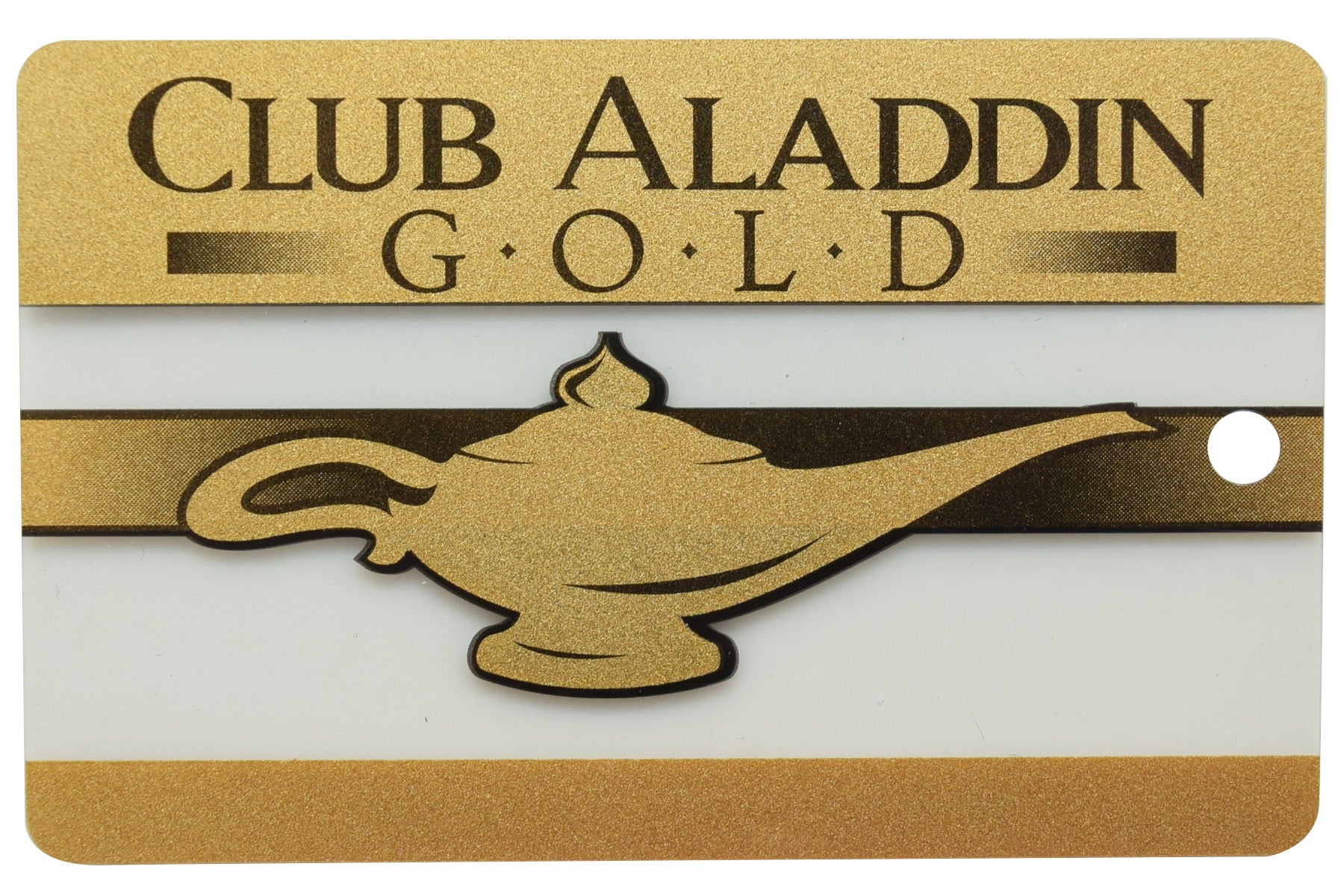 Aladdin Casino Las Vegas Nevada Gold Club Member Players Card