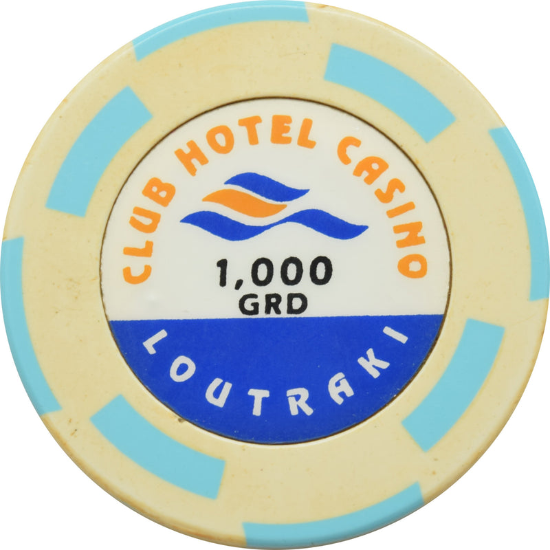 Club Hotel Casino Loutraki Greece GRD 1000 Chip