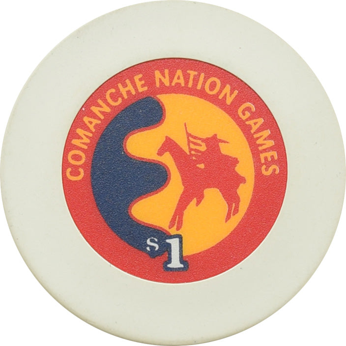 Comanche Red River Casino Devol OK $1 Chip