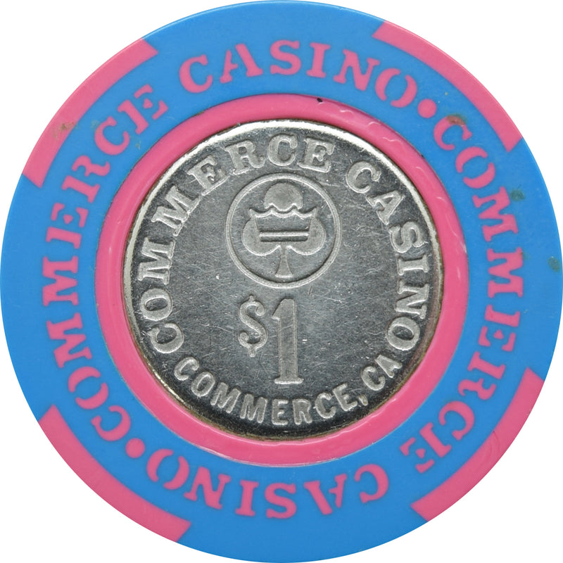 Commerce Casino Commerce California $1 Chip