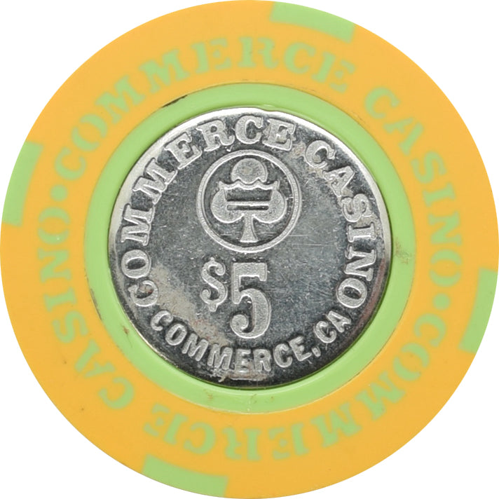 Commerce Casino Commerce California $5 Chip