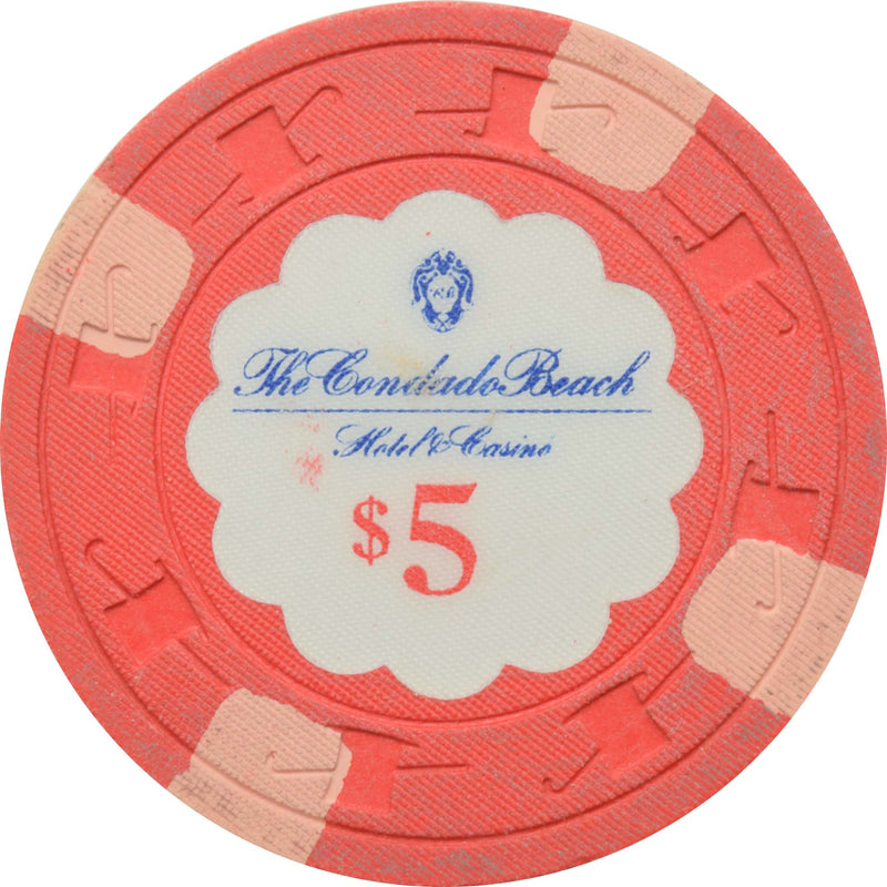 Condado Beach Casino San Juan Puerto Rico $5 Chip