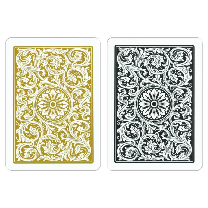 Copag 1546 Black/Gold Poker Size 2 Deck Setup