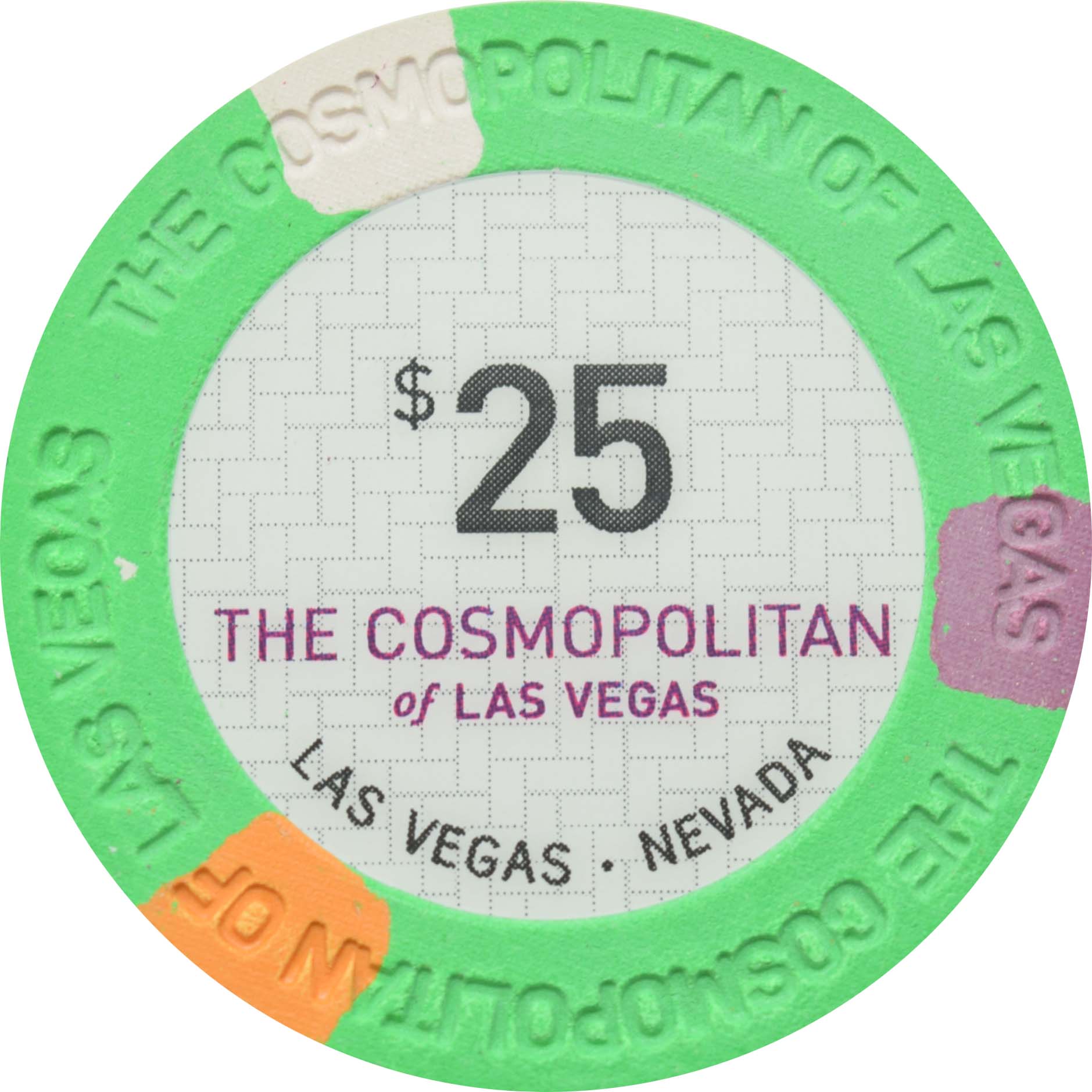 Cosmopolitan Casino Las Vegas Nevada $25 Chip 2010