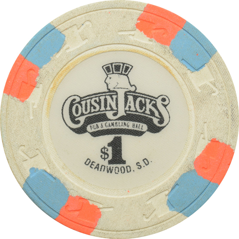 Cousin Jacks Casino Deadwood SD $1 Chip